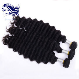 China O emaranhado peruano do Weave 3.5Oz do cabelo da categoria 6A natural profunda da onda livra fornecedor
