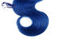 Pacotes azuis do Weave do cabelo dos Peruvian do cabelo 100 da cor de Ombre da onda do corpo fornecedor