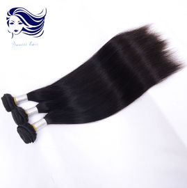 China Extensões brasileiras do cabelo do Virgin de seda humano da categoria reta 6A 16 polegadas fábrica