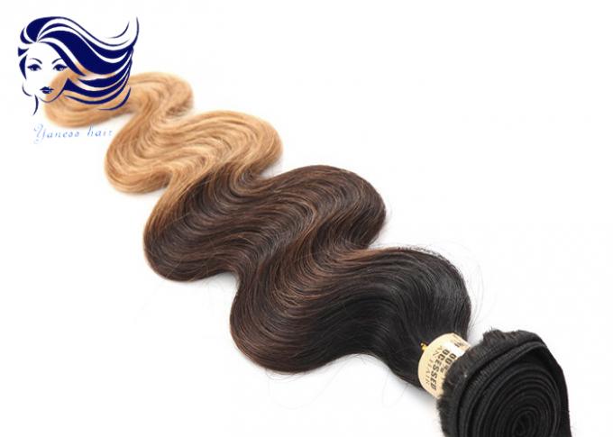 Categoria colorida do cabelo da cor de Ombre do brasileiro de 3 tons/cabelo 7A de Ombre