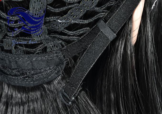 Perucas não processadas do laço da parte dianteira do cabelo humano/perucas completas superiores de seda do laço