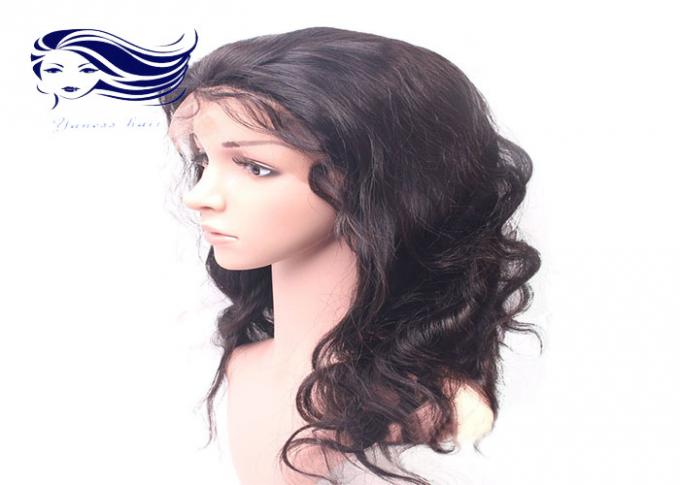 Perucas completas do laço do cabelo humano das perucas completas curtos do laço/cabelo do Virgin para as mulheres brancas