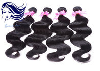 24 dobros peruanos do Weave do cabelo ondulado do Virgin das extensões do cabelo da polegada tirados