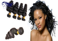 China 8&quot; - 30&quot; cabelo não processado fraco da onda 8A que tece extensões indianas do cabelo de Remy empresa