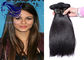 Pacotes brasileiros das extensões do cabelo do Virgin genuíno com reto de seda fornecedor