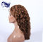 As perucas completas reais naturais do laço do cabelo humano iluminam-se - bronzeie com categoria 7A fornecedor
