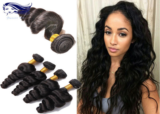 da amostra grátis brasileira natural das extensões do cabelo da cor da categoria 7A tecelagem fraca da onda