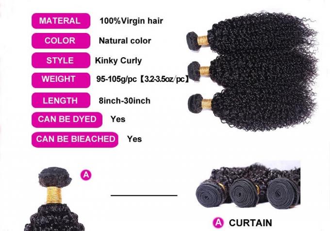 O cabelo humano do Weave livre do emaranhado/brasileiro tece a trama do dobro das extensões do cabelo