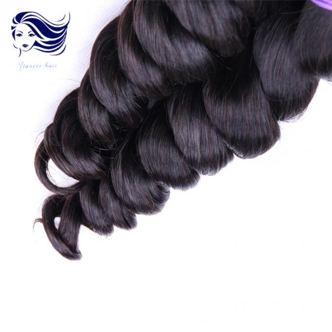 Afrouxe extensões peruanas do cabelo do Virgin da onda para o cabelo longo não processado