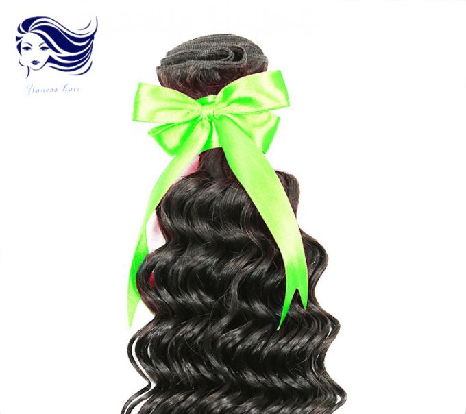 Das extensões não processadas do cabelo do Virgin do indiano 100 cabelo humano 16 polegadas