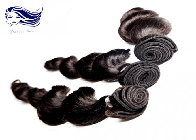 extensões brasileiras do cabelo do Virgin do cabelo 7A humano de 30 polegadas onda fraca 3.5oz de 8 polegadas